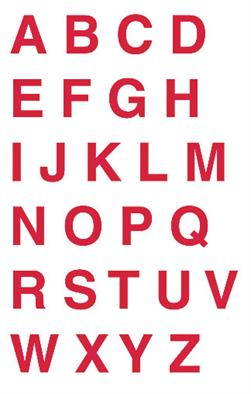 Alphabet PEI 91